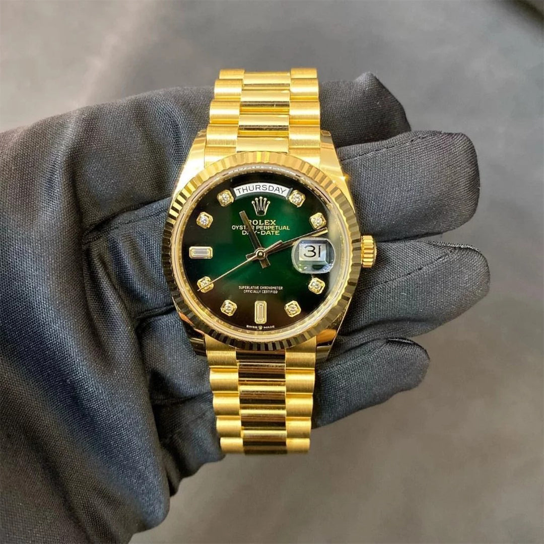 Day-Date President with Diamond Hour Markers